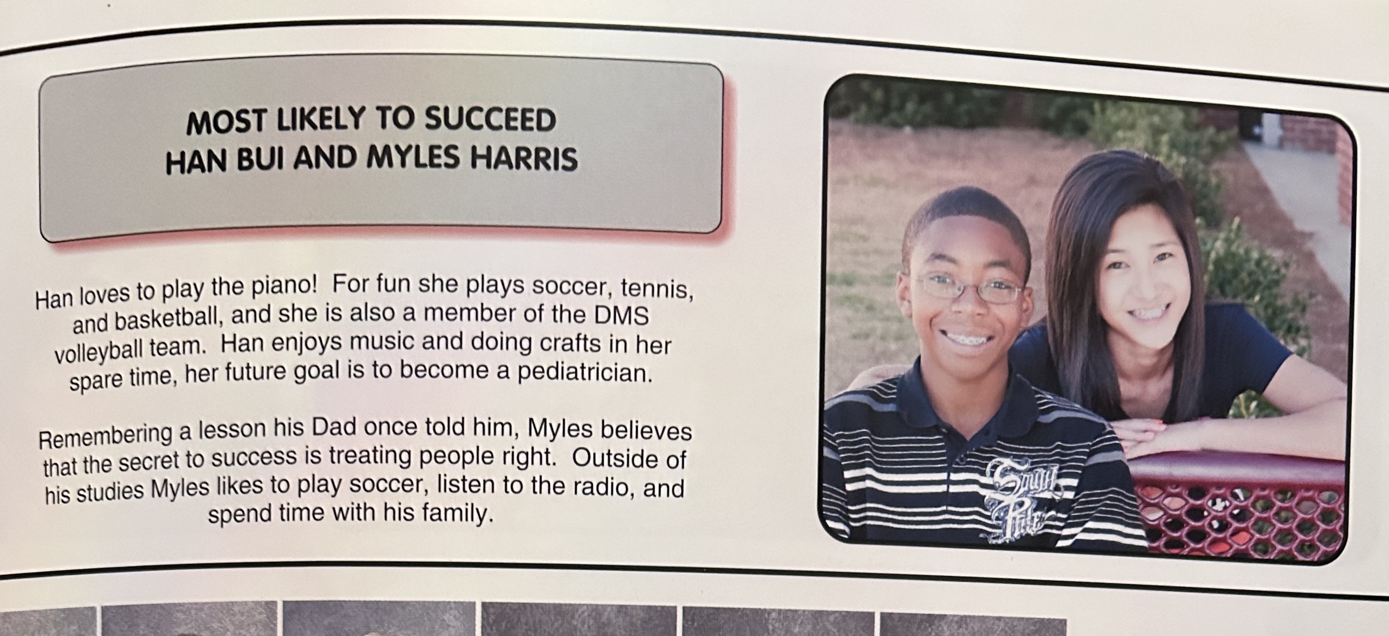 8th grade superlative — Most Likely to Succeed
